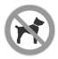 Keine Haustiere erlaubt